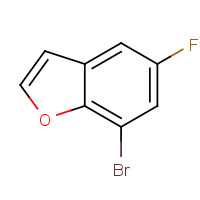 253429-19-5 7-bromo-5-fluoro-1-benzofuran chemical structure