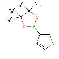 1083180-00-0 4-(4,4,5,5-tetramethyl-1,3,2-dioxaborolan-2-yl)-1,3-thiazole chemical structure