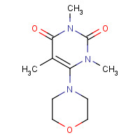 91194-40-0 1,3,5-trimethyl-6-morpholin-4-ylpyrimidine-2,4-dione chemical structure
