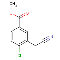872091-83-3 methyl 4-chloro-3-(cyanomethyl)benzoate chemical structure