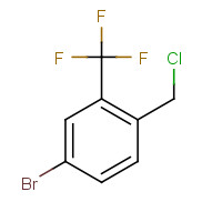 1214350-42-1 4-bromo-1-(chloromethyl)-2-(trifluoromethyl)benzene chemical structure