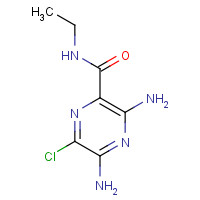 32209-52-2 3,5-diamino-6-chloro-N-ethylpyrazine-2-carboxamide chemical structure