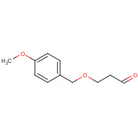 128461-65-4 3-[(4-methoxyphenyl)methoxy]propanal chemical structure