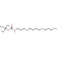 101187-29-5 tert-butyl N-[3-[4-(3-aminopropoxy)butoxy]propyl]carbamate chemical structure