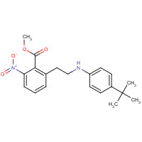 846055-85-4 methyl 2-[2-(4-tert-butylanilino)ethyl]-6-nitrobenzoate chemical structure