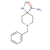 1024-11-9 1-benzyl-4-(methylamino)piperidine-4-carboxamide chemical structure