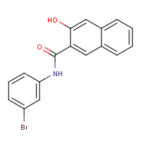 81092-74-2 N-(3-bromophenyl)-3-hydroxynaphthalene-2-carboxamide chemical structure