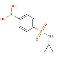 871329-67-8 [4-(cyclopropylsulfamoyl)phenyl]boronic acid chemical structure