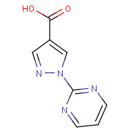 1014632-18-8 1-pyrimidin-2-ylpyrazole-4-carboxylic acid chemical structure