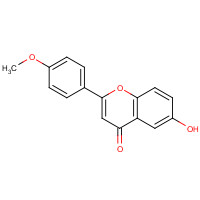35794-88-8 6-hydroxy-2-(4-methoxyphenyl)chromen-4-one chemical structure