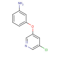 235428-25-8 3-(5-chloropyridin-3-yl)oxyaniline chemical structure