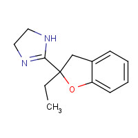 89197-32-0 2-(2-ethyl-3H-1-benzofuran-2-yl)-4,5-dihydro-1H-imidazole chemical structure