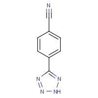 14389-10-7 4-(2H-tetrazol-5-yl)benzonitrile chemical structure