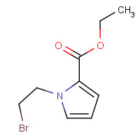 889663-26-7 ethyl 1-(2-bromoethyl)pyrrole-2-carboxylate chemical structure