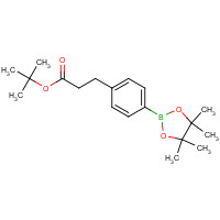 872054-15-4 tert-butyl 3-[4-(4,4,5,5-tetramethyl-1,3,2-dioxaborolan-2-yl)phenyl]propanoate chemical structure