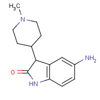 1063407-63-5 5-amino-3-(1-methylpiperidin-4-yl)-1,3-dihydroindol-2-one chemical structure