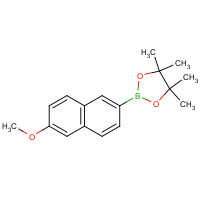 269410-13-1 2-(6-methoxynaphthalen-2-yl)-4,4,5,5-tetramethyl-1,3,2-dioxaborolane chemical structure