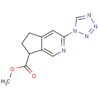1374575-39-9 methyl 3-(tetrazol-1-yl)-6,7-dihydro-5H-cyclopenta[c]pyridine-7-carboxylate chemical structure