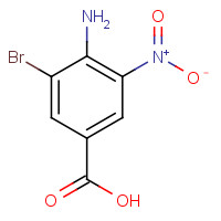556651-33-3 4-amino-3-bromo-5-nitrobenzoic acid chemical structure
