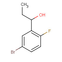 1197943-64-8 1-(5-bromo-2-fluorophenyl)propan-1-ol chemical structure