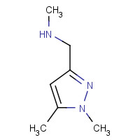 852227-88-4 1-(1,5-dimethylpyrazol-3-yl)-N-methylmethanamine chemical structure