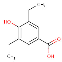 7192-42-9 3,5-diethyl-4-hydroxybenzoic acid chemical structure