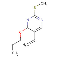 1030377-56-0 5-ethenyl-2-methylsulfanyl-4-prop-2-enoxypyrimidine chemical structure