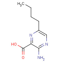 863909-79-9 3-amino-6-butylpyrazine-2-carboxylic acid chemical structure