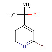 1055073-69-2 2-(2-bromopyridin-4-yl)propan-2-ol chemical structure