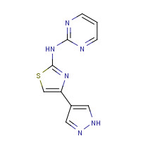 1235313-26-4 4-(1H-pyrazol-4-yl)-N-pyrimidin-2-yl-1,3-thiazol-2-amine chemical structure