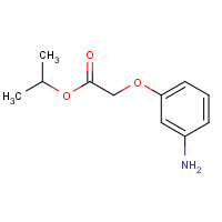 205694-12-8 propan-2-yl 2-(3-aminophenoxy)acetate chemical structure