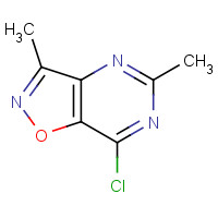 1207175-20-9 7-chloro-3,5-dimethyl-[1,2]oxazolo[4,5-d]pyrimidine chemical structure