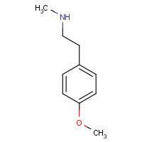 4091-50-3 2-(4-methoxyphenyl)-N-methylethanamine chemical structure