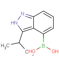 693285-69-7 (3-propan-2-yl-2H-indazol-4-yl)boronic acid chemical structure