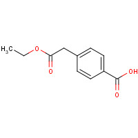 57269-65-5 4-(2-ethoxy-2-oxoethyl)benzoic acid chemical structure