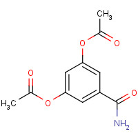 61227-18-7 (3-acetyloxy-5-carbamoylphenyl) acetate chemical structure