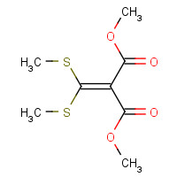 19607-08-0 dimethyl 2-[bis(methylsulfanyl)methylidene]propanedioate chemical structure