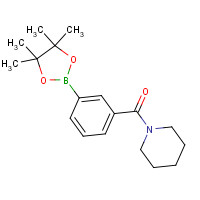 1073353-62-4 piperidin-1-yl-[3-(4,4,5,5-tetramethyl-1,3,2-dioxaborolan-2-yl)phenyl]methanone chemical structure