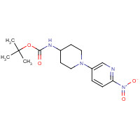 1231930-78-1 tert-butyl N-[1-(6-nitropyridin-3-yl)piperidin-4-yl]carbamate chemical structure
