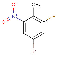 502496-34-6 5-bromo-1-fluoro-2-methyl-3-nitrobenzene chemical structure