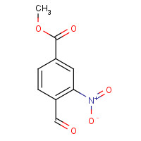 153813-69-5 methyl 4-formyl-3-nitrobenzoate chemical structure