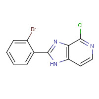 1044765-07-2 2-(2-bromophenyl)-4-chloro-1H-imidazo[4,5-c]pyridine chemical structure