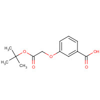313709-63-6 3-[2-[(2-methylpropan-2-yl)oxy]-2-oxoethoxy]benzoic acid chemical structure
