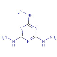 10105-42-7 (4,6-dihydrazinyl-1,3,5-triazin-2-yl)hydrazine chemical structure