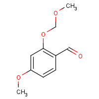 124555-63-1 4-methoxy-2-(methoxymethoxy)benzaldehyde chemical structure