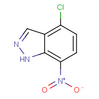316810-81-8 4-chloro-7-nitro-1H-indazole chemical structure