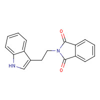 15741-71-6 2-[2-(1H-indol-3-yl)ethyl]isoindole-1,3-dione chemical structure