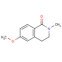 35714-27-3 6-methoxy-2-methyl-3,4-dihydroisoquinolin-1-one chemical structure