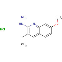 1017147-59-9 (3-ethyl-7-methoxyquinolin-2-yl)hydrazine;hydrochloride chemical structure