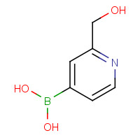 1414973-10-6 [2-(hydroxymethyl)pyridin-4-yl]boronic acid chemical structure